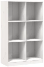 ΒΙΒΛΙΟΘΗΚΗ ΛΕΥΚΗ 70 X 33 X 110 ΕΚ. ΑΠΟ ΜΑΣΙΦ ΞΥΛΟ ΠΕΥΚΟΥ 836142