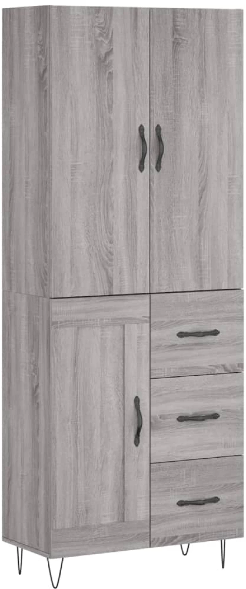 ΝΤΟΥΛΑΠΙ ΓΚΡΙ SONOMA 69,5 X 34 X 180 ΕΚ. ΕΠΕΞΕΡΓΑΣΜΕΝΟ ΞΥΛΟ 3198111