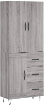 ΝΤΟΥΛΑΠΙ ΓΚΡΙ SONOMA 69,5 X 34 X 180 ΕΚ. ΕΠΕΞΕΡΓΑΣΜΕΝΟ ΞΥΛΟ 3198111