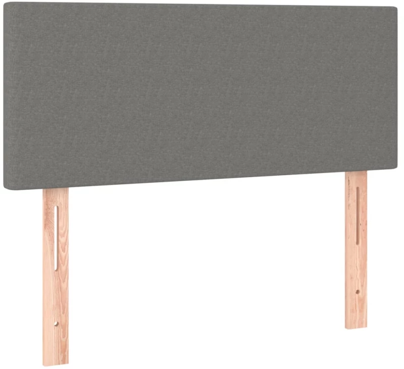 ΚΡΕΒΑΤΙ BOXSPRING ΜΕ ΣΤΡΩΜΑ & LED ΣΚ.ΓΚΡΙ 90X200 ΕΚ. ΥΦΑΣΜΑΤΙΝΟ 3132966
