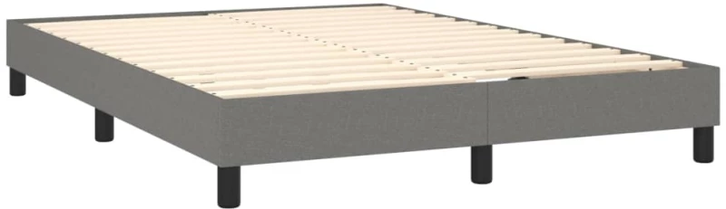 ΚΡΕΒΑΤΙ BOXSPRING ΜΕ ΣΤΡΩΜΑ & LED ΣΚ.ΓΚΡΙ 140X190 ΕΚ ΥΦΑΣΜΑΤΙΝΟ 3133150