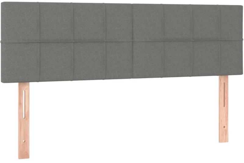 ΚΡΕΒΑΤΙ BOXSPRING ΜΕ ΣΤΡΩΜΑ & LED ΣΚ.ΓΚΡΙ 140X190 ΕΚ ΥΦΑΣΜΑΤΙΝΟ 3133150