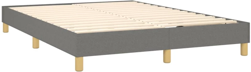 ΚΡΕΒΑΤΙ BOXSPRING ΜΕ ΣΤΡΩΜΑ & LED ΣΚ.ΓΚΡΙ 140X200 ΕΚ ΥΦΑΣΜΑΤΙΝΟ 3133558