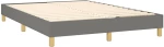 ΚΡΕΒΑΤΙ BOXSPRING ΜΕ ΣΤΡΩΜΑ & LED ΣΚ.ΓΚΡΙ 140X200 ΕΚ ΥΦΑΣΜΑΤΙΝΟ 3133558