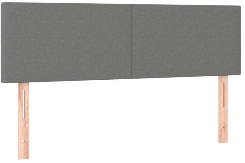 ΚΡΕΒΑΤΙ BOXSPRING ΜΕ ΣΤΡΩΜΑ & LED ΣΚ.ΓΚΡΙ 140X200 ΕΚ ΥΦΑΣΜΑΤΙΝΟ 3133558