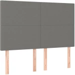 ΚΡΕΒΑΤΙ BOXSPRING ΜΕ ΣΤΡΩΜΑ ΣΚΟΥΡΟ ΓΚΡΙ 140X190 ΕΚ. ΥΦΑΣΜΑΤΙΝΟ 3136430
