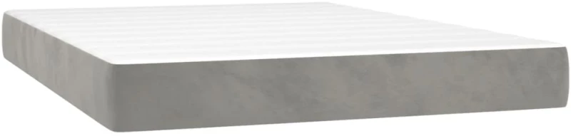 ΚΡΕΒΑΤΙ BOXSPRING ΜΕ ΣΤΡΩΜΑ ΑΝΟΙΧΤΟ ΓΚΡΙ 140X190 ΕΚ. ΒΕΛΟΥΔΙΝΟ 3137719