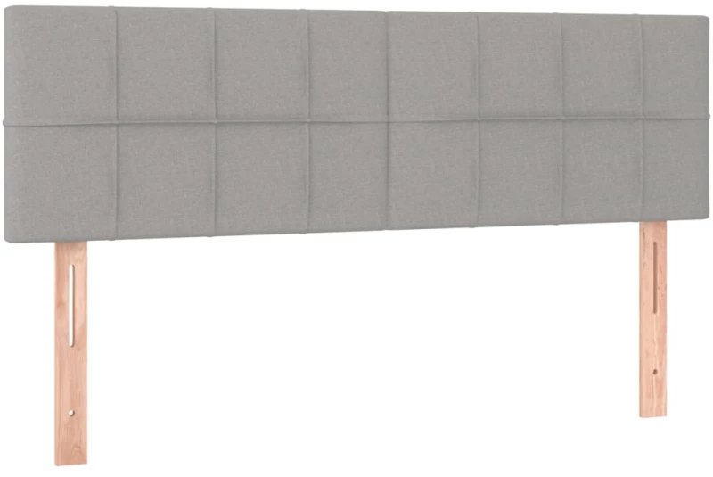 ΚΡΕΒΑΤΙ BOXSPRING ΜΕ ΣΤΡΩΜΑ ΑΝΟΙΧΤΟ ΓΚΡΙ 140X200 ΕΚ. ΥΦΑΣΜΑΤΙΝΟ 3140617