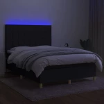 ΚΡΕΒΑΤΙ BOXSPRING ΜΕ ΣΤΡΩΜΑ & LED ΜΑΥΡΟ 140X200 ΕΚ. ΥΦΑΣΜΑΤΙΝΟ 3135439