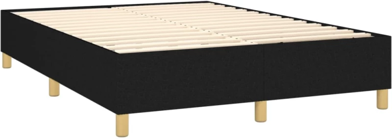ΚΡΕΒΑΤΙ BOXSPRING ΜΕ ΣΤΡΩΜΑ & LED ΜΑΥΡΟ 140X200 ΕΚ. ΥΦΑΣΜΑΤΙΝΟ 3135439