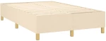 ΚΡΕΒΑΤΙ BOXSPRING ΜΕ ΣΤΡΩΜΑ & LED ΚΡΕΜ 120X200 ΕΚ. ΥΦΑΣΜΑΤΙΝΟ 3135506