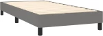ΚΡΕΒΑΤΙ BOXSPRING ΜΕ ΣΤΡΩΜΑ ΣΚΟΥΡΟ ΓΚΡΙ 90X200 ΕΚ. ΥΦΑΣΜΑΤΙΝΟ 3126214
