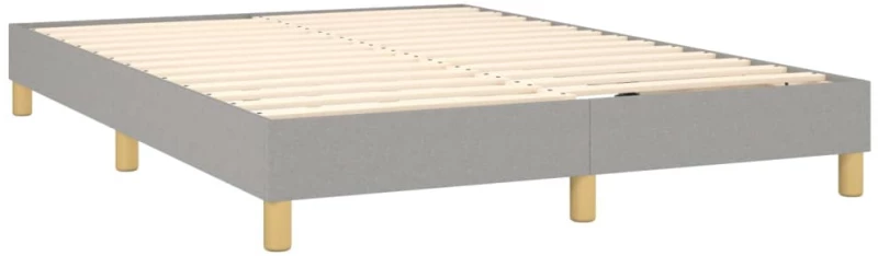 ΚΡΕΒΑΤΙ BOXSPRING ΜΕ ΣΤΡΩΜΑ ΑΝΟΙΧΤΟ ΓΚΡΙ 140X200 ΕΚ. ΥΦΑΣΜΑΤΙΝΟ 3126885