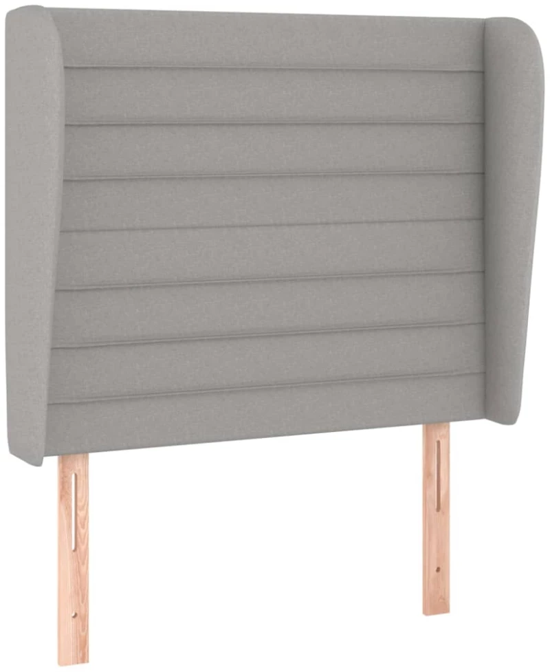 ΚΡΕΒΑΤΙ BOXSPRING ΜΕ ΣΤΡΩΜΑ ΑΝΟΙΧΤΟ ΓΚΡΙ 90X200 ΕΚ. ΥΦΑΣΜΑΤΙΝΟ 3128013