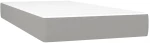 ΚΡΕΒΑΤΙ BOXSPRING ΜΕ ΣΤΡΩΜΑ ΑΝΟΙΧΤΟ ΓΚΡΙ 90X190 ΕΚ. ΥΦΑΣΜΑΤΙΝΟ 3128565