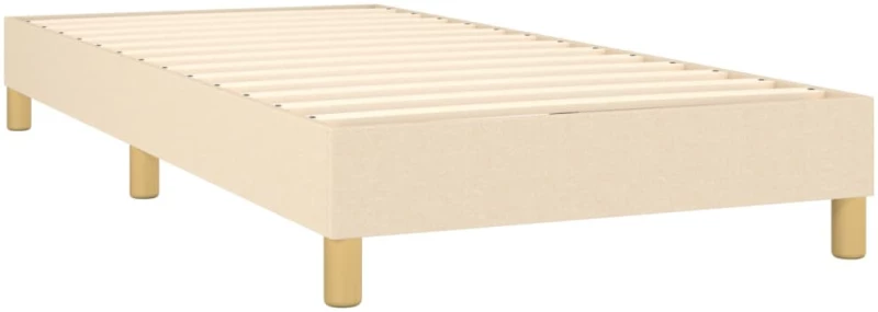 ΚΡΕΒΑΤΙ BOXSPRING ΜΕ ΣΤΡΩΜΑ ΚΡΕΜ 100 X 200 ΕΚ. ΥΦΑΣΜΑΤΙΝΟ 3130334