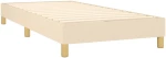 ΚΡΕΒΑΤΙ BOXSPRING ΜΕ ΣΤΡΩΜΑ ΚΡΕΜ 100 X 200 ΕΚ. ΥΦΑΣΜΑΤΙΝΟ 3130334