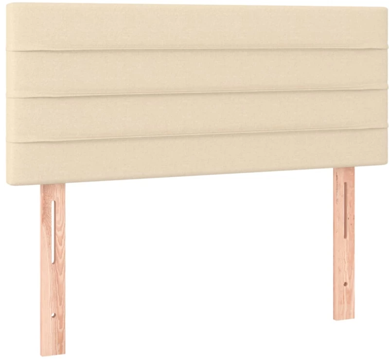 ΚΡΕΒΑΤΙ BOXSPRING ΜΕ ΣΤΡΩΜΑ ΚΡΕΜ 100 X 200 ΕΚ. ΥΦΑΣΜΑΤΙΝΟ 3130334