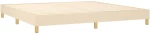 ΚΡΕΒΑΤΙ BOXSPRING ΜΕ ΣΤΡΩΜΑ ΚΡΕΜ 200X200 ΕΚ. ΥΦΑΣΜΑΤΙΝΟ 3130382