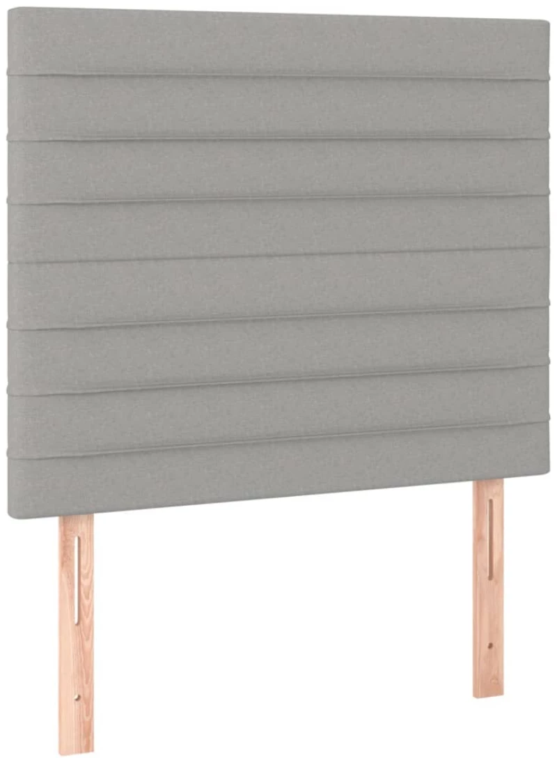 ΚΡΕΒΑΤΙ BOXSPRING ΜΕ ΣΤΡΩΜΑ ΑΝΟΙΧΤΟ ΓΚΡΙ 90X190 ΕΚ. ΥΦΑΣΜΑΤΙΝΟ 3131473