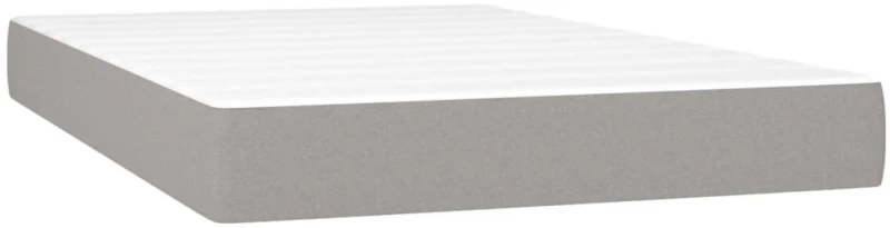 ΚΡΕΒΑΤΙ BOXSPRING ΜΕ ΣΤΡΩΜΑ ΑΝΟΙΧΤΟ ΓΚΡΙ 120X200 ΕΚ. ΥΦΑΣΜΑΤΙΝΟ 3140041