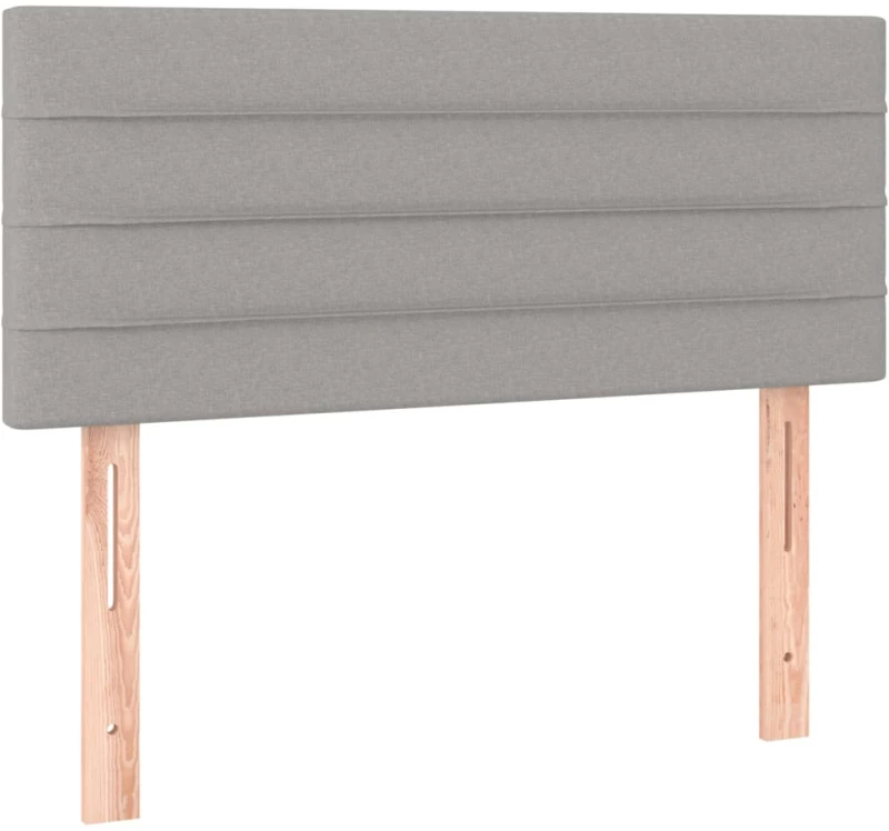 ΚΡΕΒΑΤΙ BOXSPRING ΜΕ ΣΤΡΩΜΑ ΑΝΟΙΧΤΟ ΓΚΡΙ 90X190 ΕΚ. ΥΦΑΣΜΑΤΙΝΟ 3126845