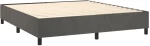 ΚΡΕΒΑΤΙ BOXSPRING ΜΕ ΣΤΡΩΜΑ & LED ΣΚ. ΓΚΡΙ 180X200ΕΚ. ΒΕΛΟΥΔΙΝΟ 3136198