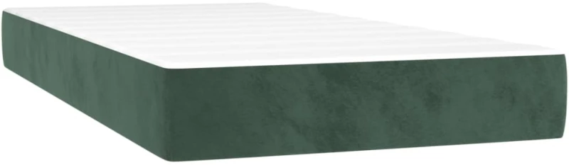 ΚΡΕΒΑΤΙ BOXSPRING ΜΕ ΣΤΡΩΜΑ & LED ΣΚ. ΠΡΑΣΙΝΟ 90X200 ΕΚ ΒΕΛΟΥΔΟ 3134384