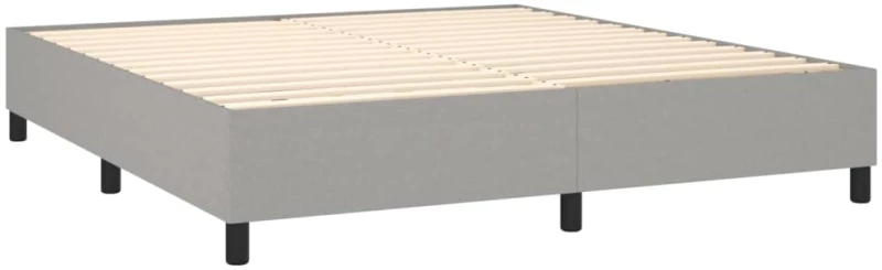 ΚΡΕΒΑΤΙ BOXSPRING ΜΕ ΣΤΡΩΜΑ & LED ΑΝ.ΓΚΡΙ 180X200ΕΚ. ΥΦΑΣΜΑΤΙΝΟ 3134973