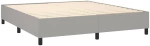 ΚΡΕΒΑΤΙ BOXSPRING ΜΕ ΣΤΡΩΜΑ & LED ΑΝ.ΓΚΡΙ 180X200ΕΚ. ΥΦΑΣΜΑΤΙΝΟ 3134973