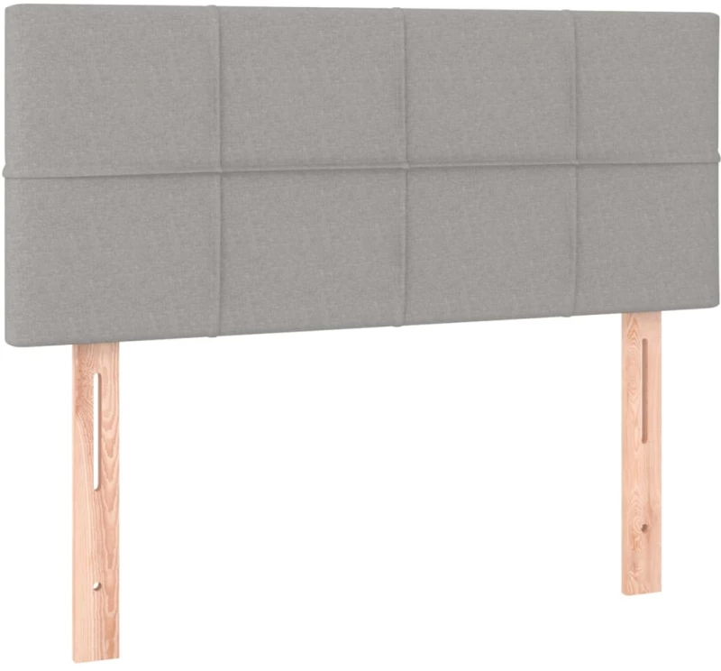ΚΡΕΒΑΤΙ BOXSPRING ΜΕ ΣΤΡΩΜΑ ΑΝΟΙΧΤΟ ΓΚΡΙ 90X200 ΕΚ. ΥΦΑΣΜΑΤΙΝΟ 3140585