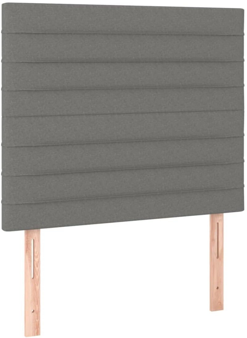 ΚΡΕΒΑΤΙ BOXSPRING ΜΕ ΣΤΡΩΜΑ ΣΚΟΥΡΟ ΓΚΡΙ 80X200 ΕΚ. ΥΦΑΣΜΑΤΙΝΟ 3128558