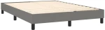 ΚΡΕΒΑΤΙ BOXSPRING ΜΕ ΣΤΡΩΜΑ & LED ΣΚ.ΓΚΡΙ 140X200 ΕΚ ΥΦΑΣΜΑΤΙΝΟ 3133238