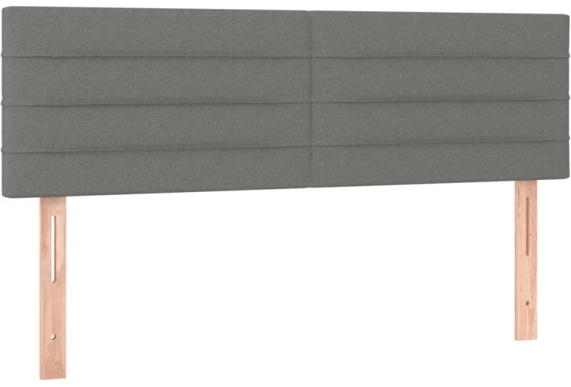 ΚΡΕΒΑΤΙ BOXSPRING ΜΕ ΣΤΡΩΜΑ & LED ΣΚ.ΓΚΡΙ 140X200 ΕΚ ΥΦΑΣΜΑΤΙΝΟ 3133238