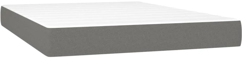 ΚΡΕΒΑΤΙ BOXSPRING ΜΕ ΣΤΡΩΜΑ & LED ΣΚ.ΓΚΡΙ 140X190 ΕΚ ΥΦΑΣΜΑΤΙΝΟ 3133310