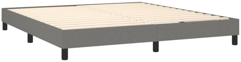 ΚΡΕΒΑΤΙ BOXSPRING ΜΕ ΣΤΡΩΜΑ & LED ΣΚ.ΓΚΡΙ 160X200 ΕΚ ΥΦΑΣΜΑΤΙΝΟ 3133326