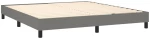 ΚΡΕΒΑΤΙ BOXSPRING ΜΕ ΣΤΡΩΜΑ & LED ΣΚ.ΓΚΡΙ 160X200 ΕΚ ΥΦΑΣΜΑΤΙΝΟ 3133326