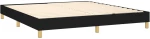 ΚΡΕΒΑΤΙ BOXSPRING ΜΕ ΣΤΡΩΜΑ & LED ΜΑΥΡΟ 160X200 ΕΚ. ΥΦΑΣΜΑΤΙΝΟ 3133887