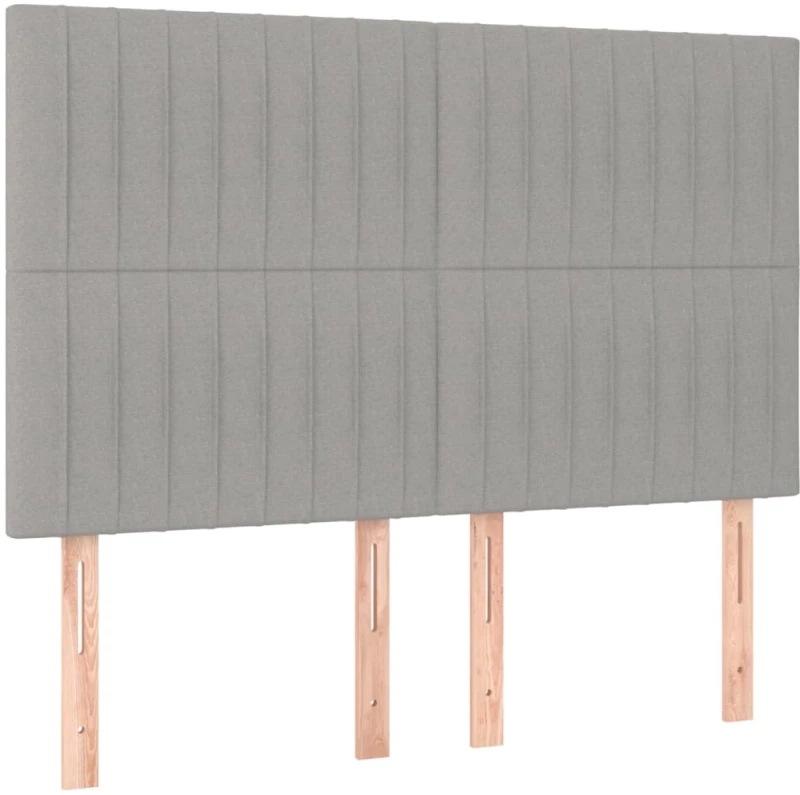 ΚΡΕΒΑΤΙ BOXSPRING ΜΕ ΣΤΡΩΜΑ ΑΝΟΙΧΤΟ ΓΚΡΙ 140X190 ΕΚ. ΥΦΑΣΜΑΤΙΝΟ 3136749