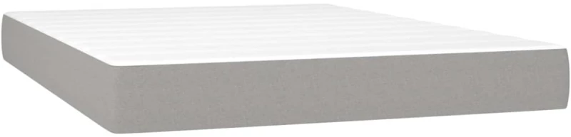ΚΡΕΒΑΤΙ BOXSPRING ΜΕ ΣΤΡΩΜΑ ΑΝΟΙΧΤΟ ΓΚΡΙ 140X190 ΕΚ. ΥΦΑΣΜΑΤΙΝΟ 3136749