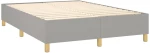 ΚΡΕΒΑΤΙ BOXSPRING ΜΕ ΣΤΡΩΜΑ & LED ΑΝ.ΓΚΡΙ 140X190ΕΚ. ΥΦΑΣΜΑΤΙΝΟ 3139029