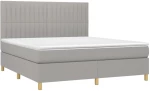 ΚΡΕΒΑΤΙ BOXSPRING ΜΕ ΣΤΡΩΜΑ ΑΝ. ΠΡΑΣΙΝΟ 160X200ΕΚ ΥΦΑΣΜΑΤΙΝΟ 3142505