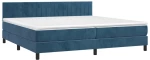 ΚΡΕΒΑΤΙ BOXSPRING ΜΕ ΣΤΡΩΜΑ & LED ΣΚ. ΜΠΛΕ 200X200ΕΚ. ΒΕΛΟΥΔΙΝΟ 3134547