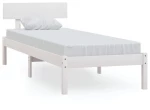 ΠΛΑΙΣΙΟ ΚΡΕΒΑΤΙΟΥ ΛΕΥΚΟ 75X190 ΕΚ. ΜΑΣΙΦ ΠΕΥΚΟ UK SMALL SINGLE 810108