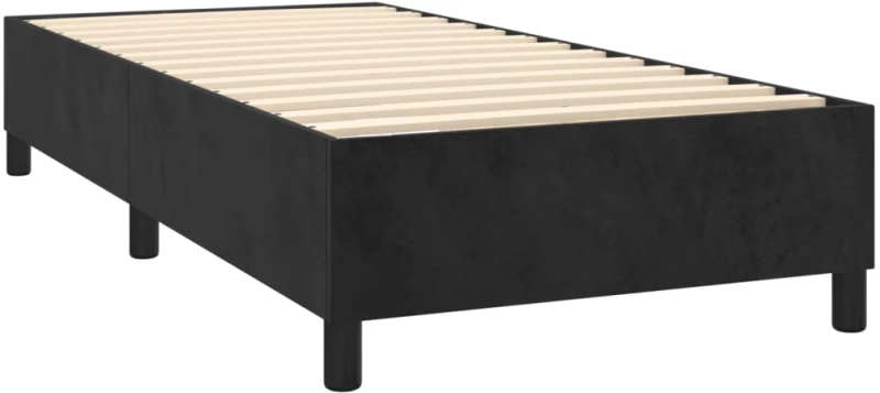 ΚΡΕΒΑΤΙ BOXSPRING ΜΕ ΣΤΡΩΜΑ ΜΑΥΡΟ 80 X 200 ΕΚ. ΒΕΛΟΥΔΙΝΟ 3129179