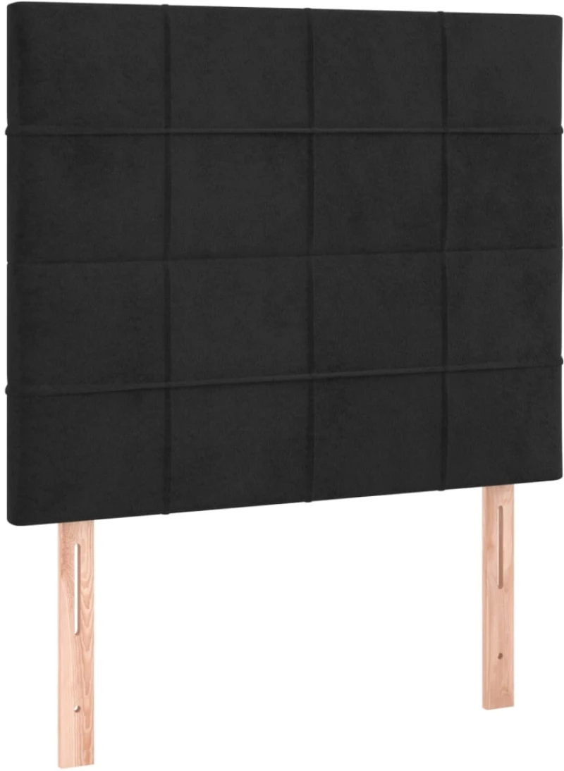 ΚΡΕΒΑΤΙ BOXSPRING ΜΕ ΣΤΡΩΜΑ ΜΑΥΡΟ 80 X 200 ΕΚ. ΒΕΛΟΥΔΙΝΟ 3129179