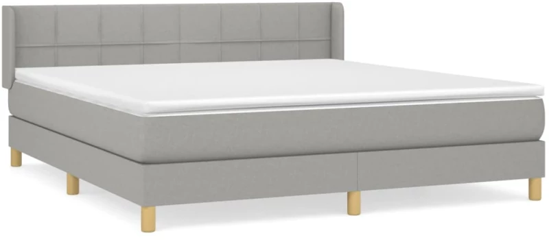 ΚΡΕΒΑΤΙ BOXSPRING ΜΕ ΣΤΡΩΜΑ ΑΝ. ΠΡΑΣΙΝΟ 160X200ΕΚ ΥΦΑΣΜΑΤΙΝΟ 3130281