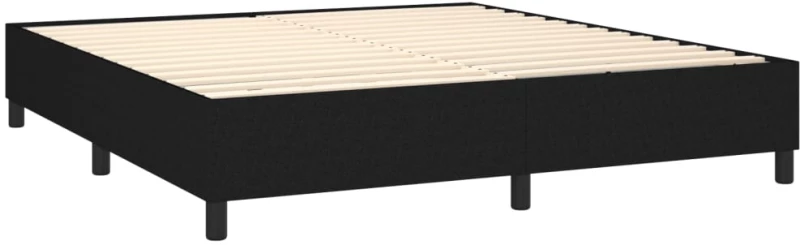 ΚΡΕΒΑΤΙ BOXSPRING ΜΕ ΣΤΡΩΜΑ ΜΑΥΡΟ 160X200 ΕΚ. ΥΦΑΣΜΑΤΙΝΟ 3131443