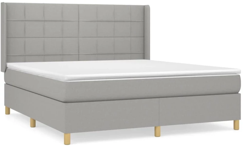 ΚΡΕΒΑΤΙ BOXSPRING ΜΕ ΣΤΡΩΜΑ ΑΝ. ΠΡΑΣΙΝΟ 160X200ΕΚ ΥΦΑΣΜΑΤΙΝΟ 3132001