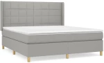 ΚΡΕΒΑΤΙ BOXSPRING ΜΕ ΣΤΡΩΜΑ ΑΝ. ΠΡΑΣΙΝΟ 160X200ΕΚ ΥΦΑΣΜΑΤΙΝΟ 3132001
